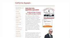 Desktop Screenshot of californiaappeals.com